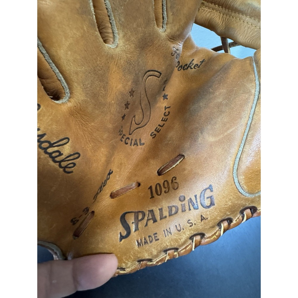 1960's Baseball Glove Don Drysdale Dodgers Spalding 1096